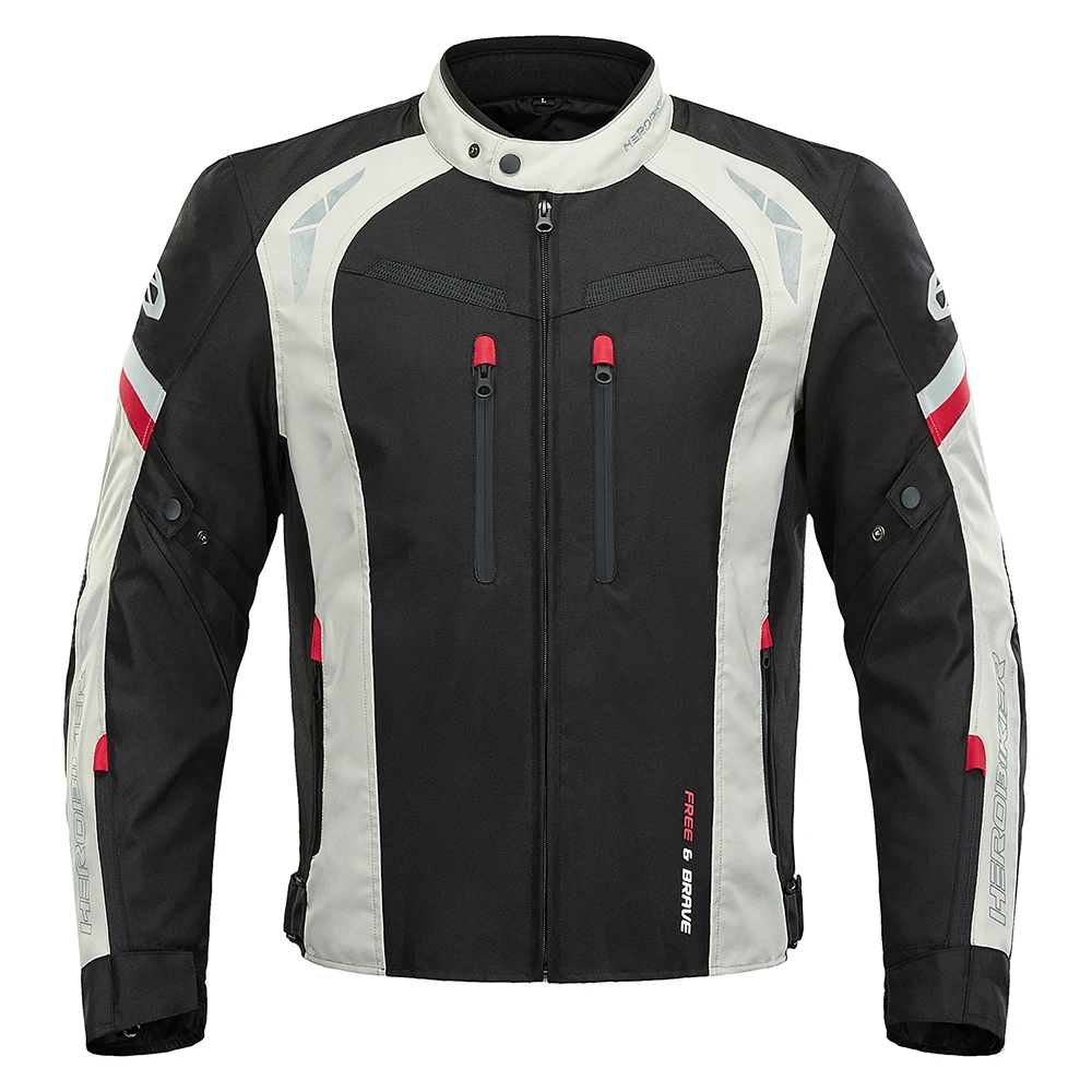 

Beige Racing Jacket Wearable Motorcycle Clothing Wearable Comfortable Warm Race Clothing CE Protective Racing Clothing M-XXXL