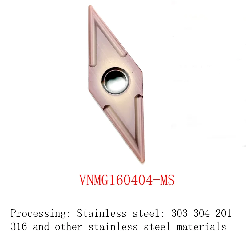 YRFL 5 шт. 35 ° CNC вставка VNMG 160404 08 алмазные острые вставки из нержавеющей стали