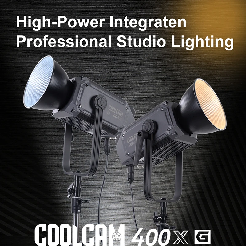 Двухцветный светодиодный студийный светильник COOLCAM 400X(G) мощностью 450 Вт для фото и видео (art.: 3920cecbfb709) - 3920cecbfb709