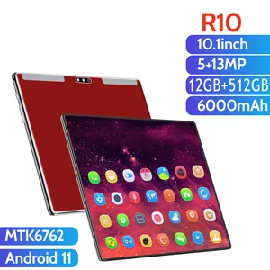 10.1Inch Tablet PC Google Play 512GB Android 11 6000mAh MTK6762 5G Hot Sales Study Race Large Screen in Pakistan