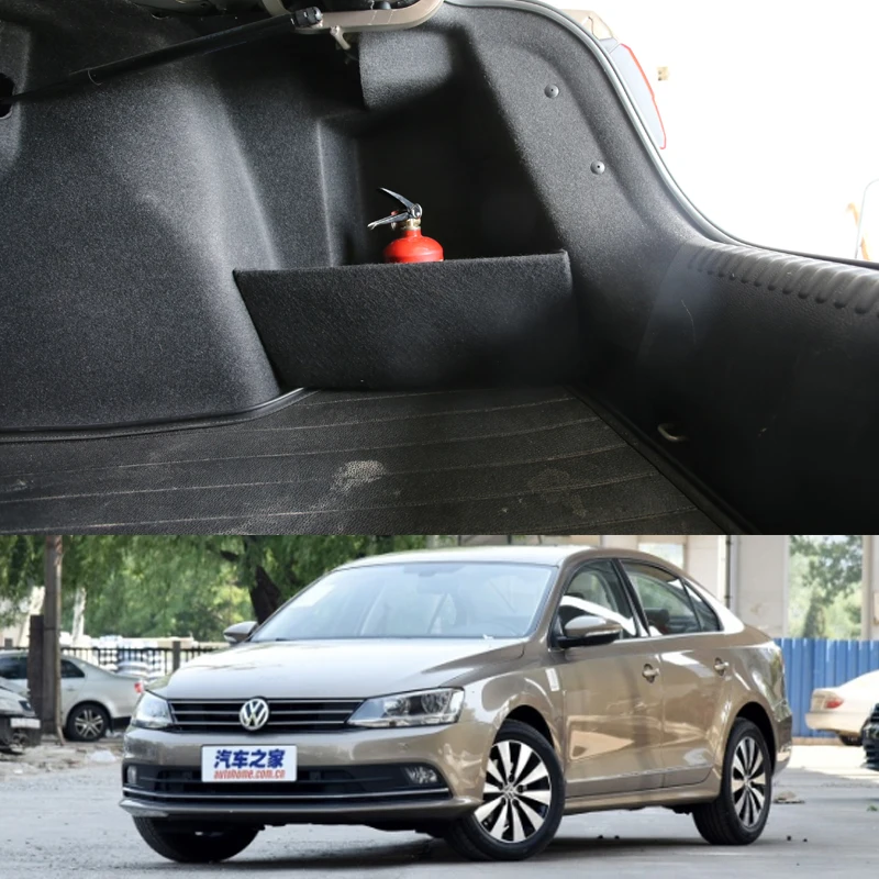 

My Good Car Storage partitions on both sides of the trunk partition tail box for VW for Jetta MK6 Sagitar NCS 2011-2018