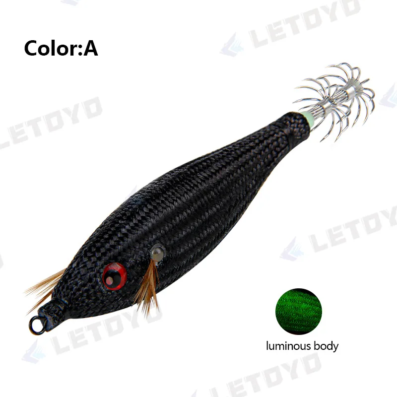 

FIshing Lures Octopus Jigs Lure Cuttlefish Artificial Bait Wood Shrimp Squid Hook Tackle For Sea Fishing Feeder Fishing Accessor