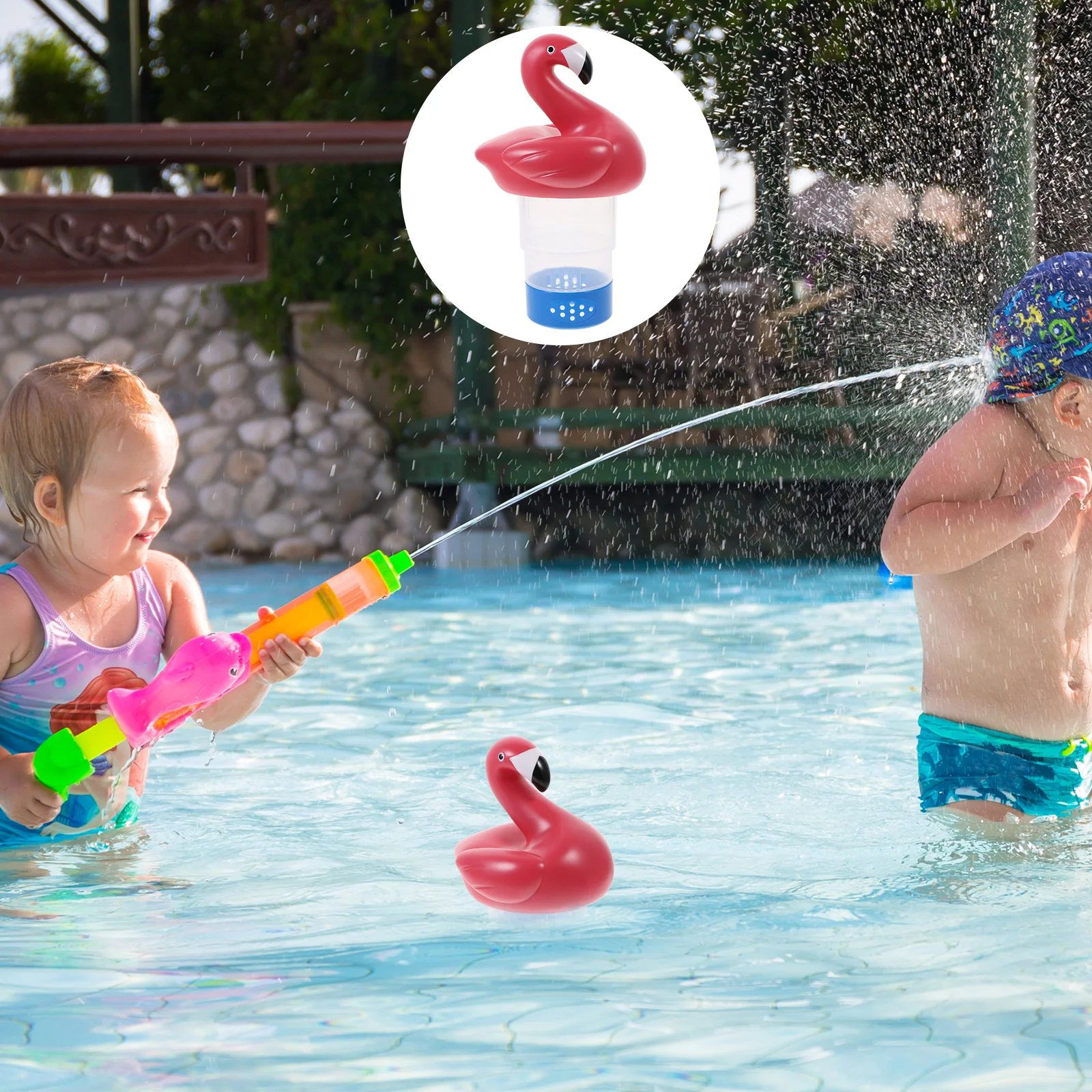 

Swimming Pool Dispenser Floating Chlorine Dispensers Tub Floater Turtle Pvc Flamingo Chemical Tablets Inflatable Bathtub