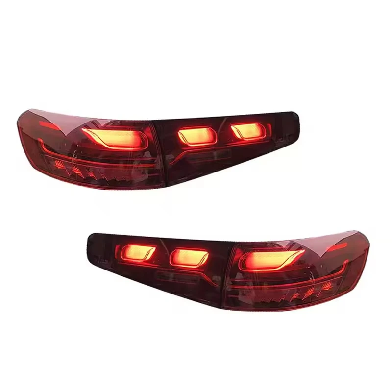 Фото Новые задние светодиодные фонари (LED) для Mercedes-Benz GLS X167 2020-2023 годов выпуска, с функциями ДХО, указателей поворота и заднего хода, красные линзы, 12В №4