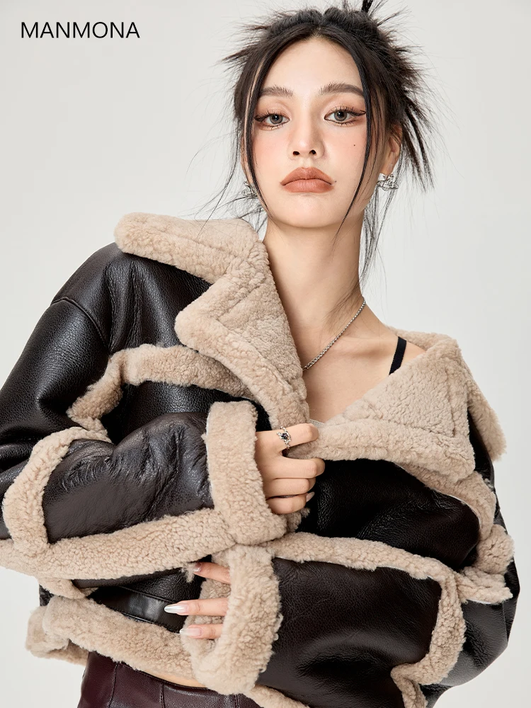 Sheep Fur Coat Women's Short Leather Fur Coat Haining Autumn and Winter New fur coat women enlarge
