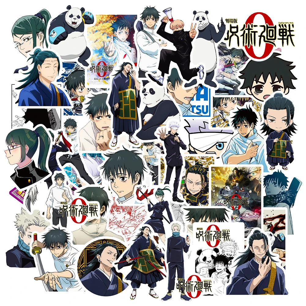 

10/30/50PCS Anime Jujutsu Kaisen Stickers For Guitar Motorcycle Laptop Skateboard Cartoon Figure Gojo Satoru Itadori Decals Toy