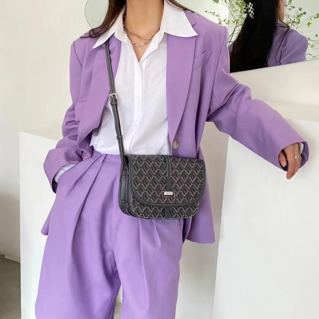 Женская модная седельная сумка из искусственной кожи. Простая и универсальная