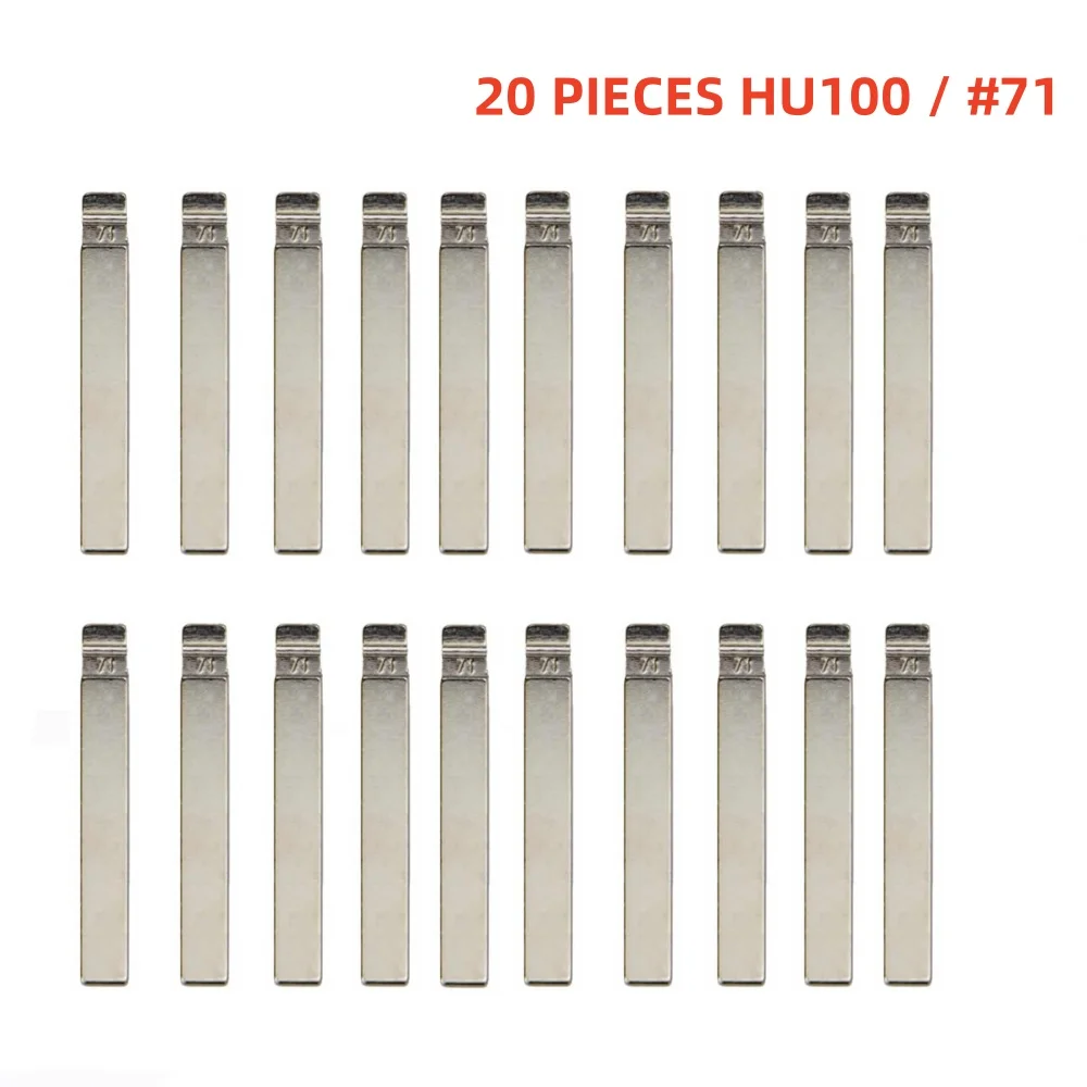 

20 шт. HU100 откидной ключ для Xhorse/Keydiy универсальные дистанционные откидные ключи