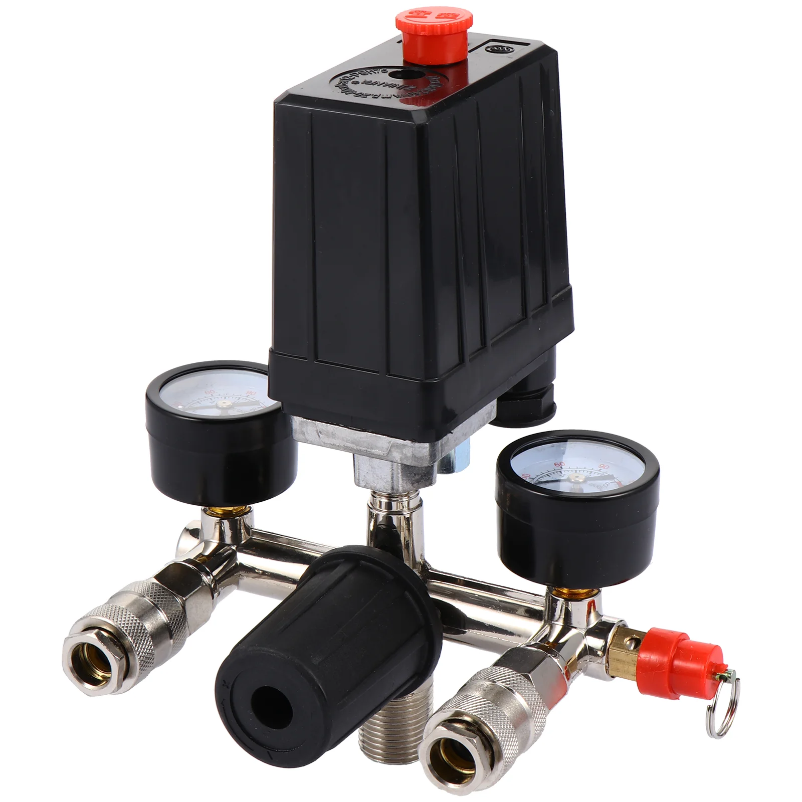 

Pressure Regulator Air Gauge Control Compressor Water Switch Manifold Bracket Assembly