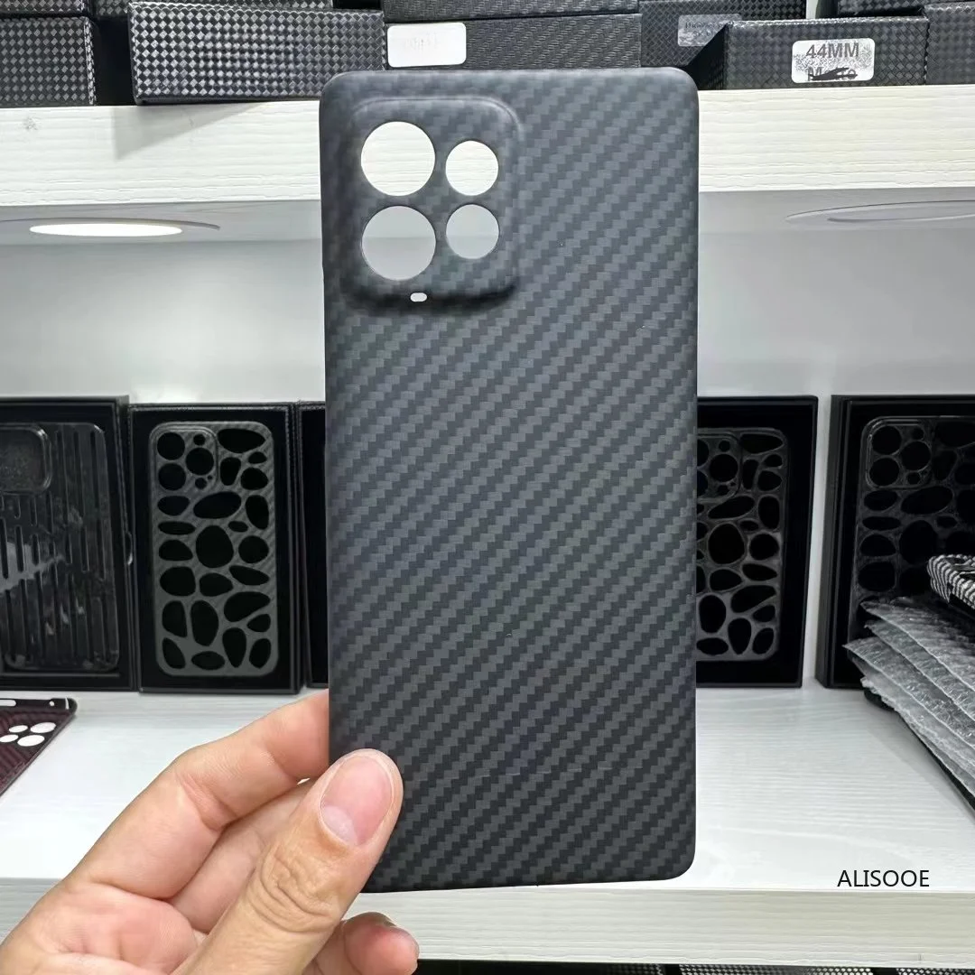 

Чехол из чистого углеродного волокна для Motorola Moto X40, Ультратонкий Жесткий чехол из арамидного волокна для телефона Motorola X40, чехол