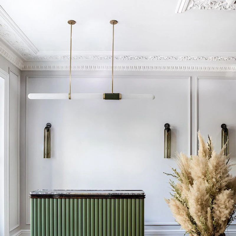 Современный минималистичный настенный светильник в скандинавском стиле для