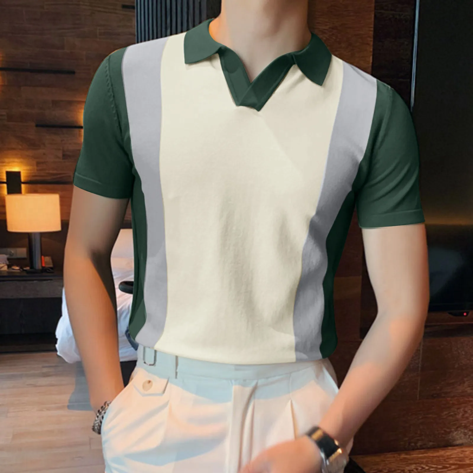 

Big And Tall Mens Mens Fashion Casual Button Lapel Short Sleeve T Shirt Jacket Top Long Sleeve Fitted White Shirt