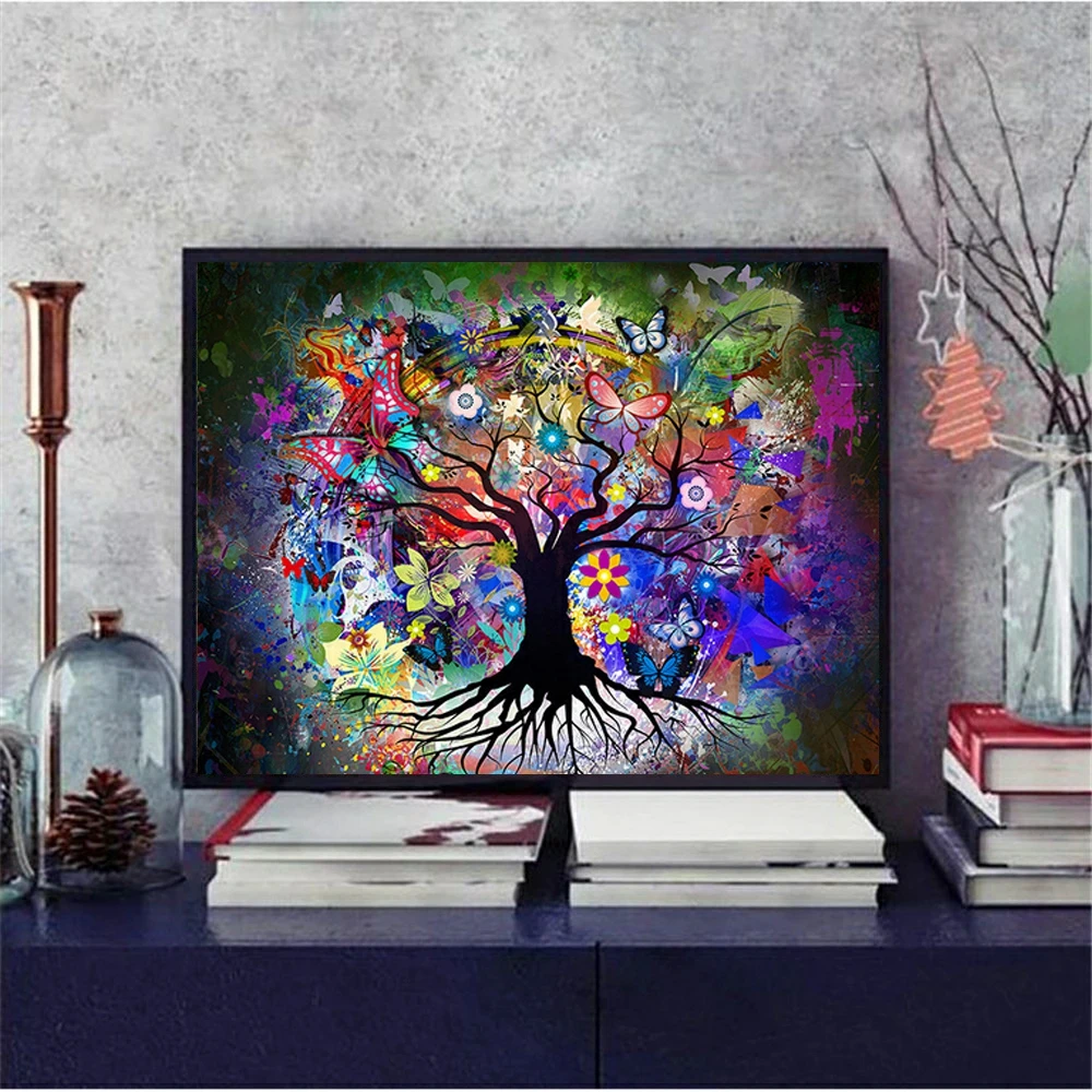 Алмазная 5D картина сделай сам с деревом жизни вышивка крестиком стразы Густав