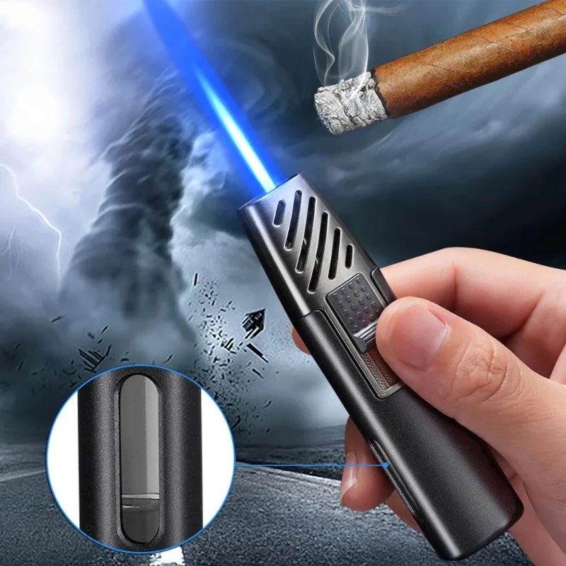 

Jet Flame Cigar Lighter Gas Torch Lighters Windproof Outdoor Turbo Butane Lighter Portable Cigars Ignition Moking Accessories