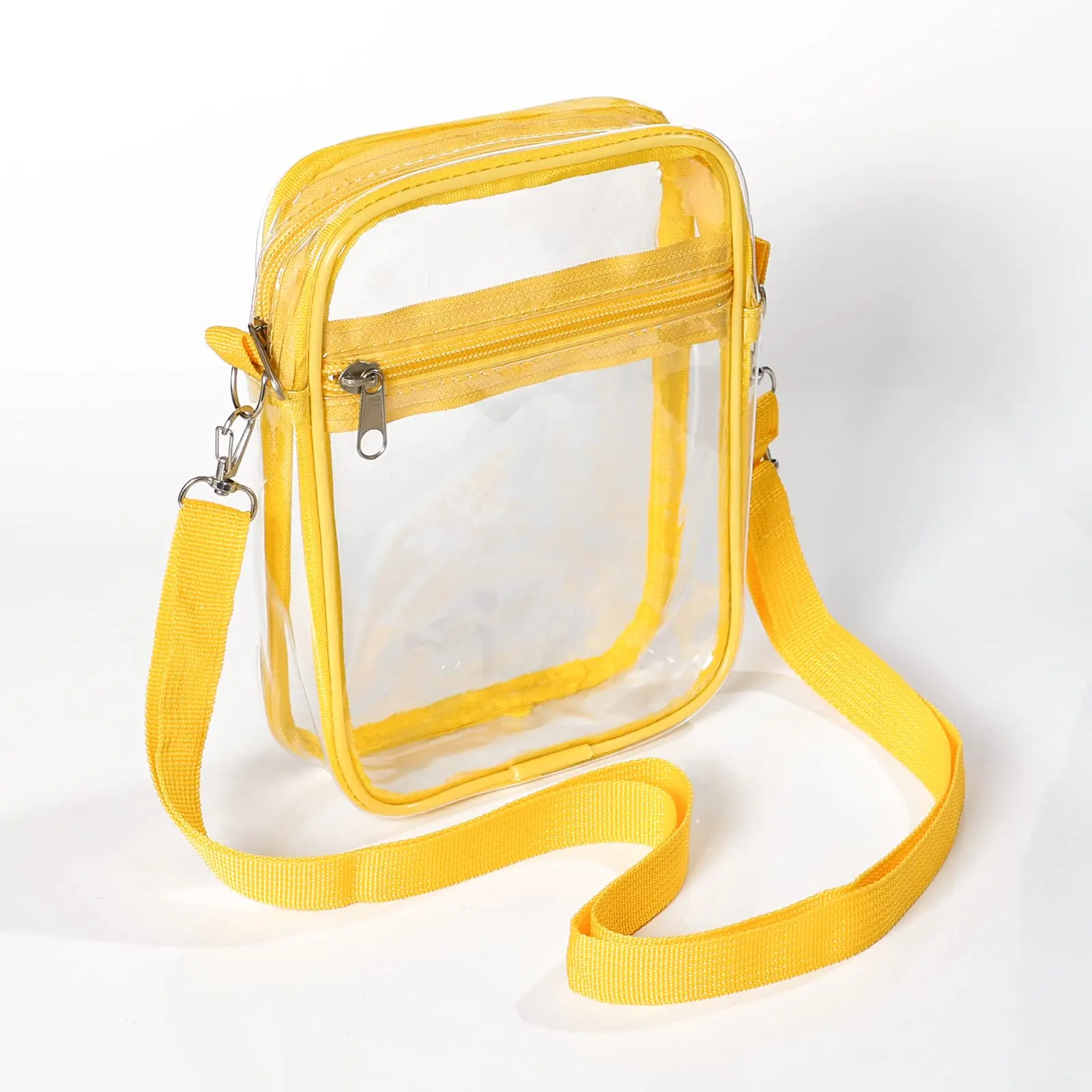 Прозрачная Повседневная Наплечная Сумка из ПВХ маленькая квадратная сумка