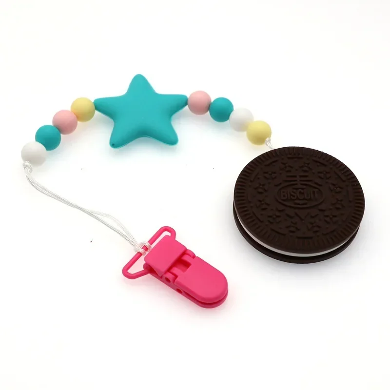 

Пластиковая детская цепочка для соски-пустышки, 25 мм