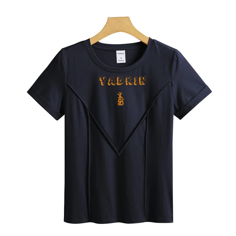 

Европейская и американская Высококачественная мягкая женская воздухопроницаемая футболка с короткими рукавами для отдыха