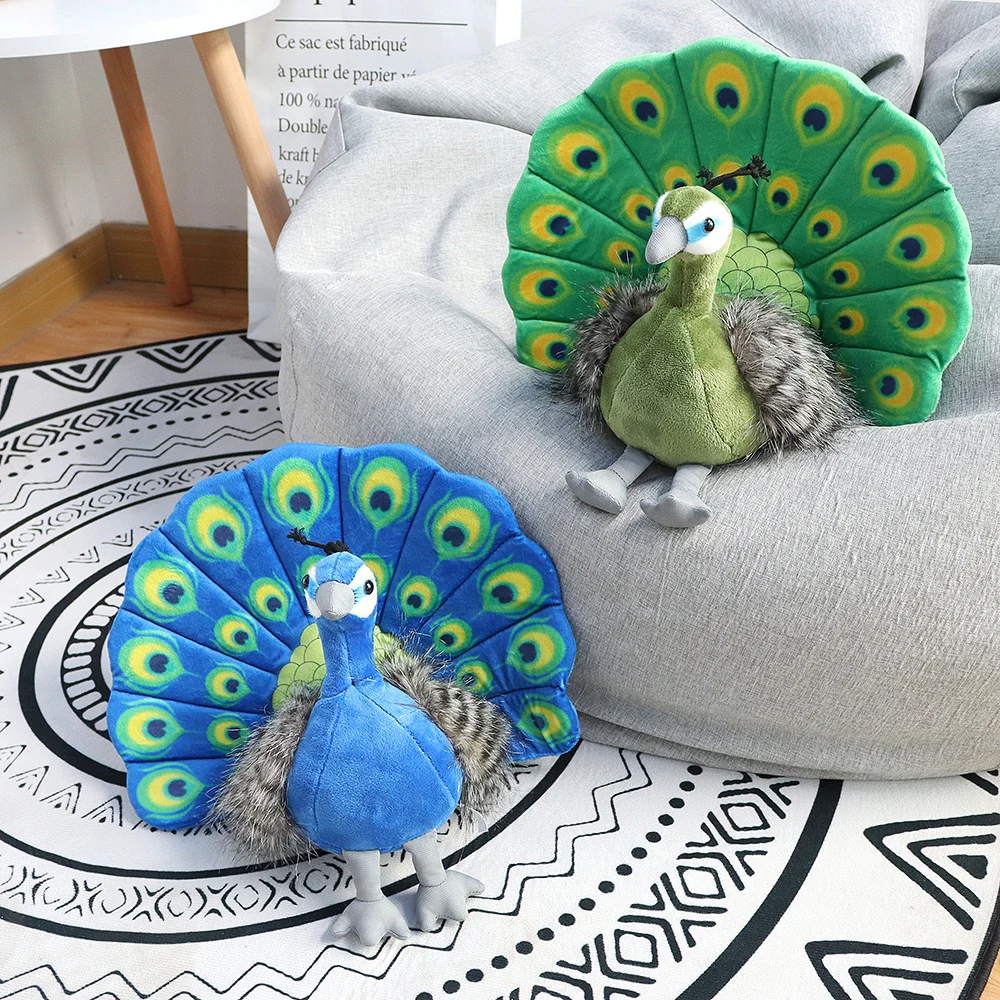 

1 шт., плюшевая игрушка «Павлин», 25 х30 см