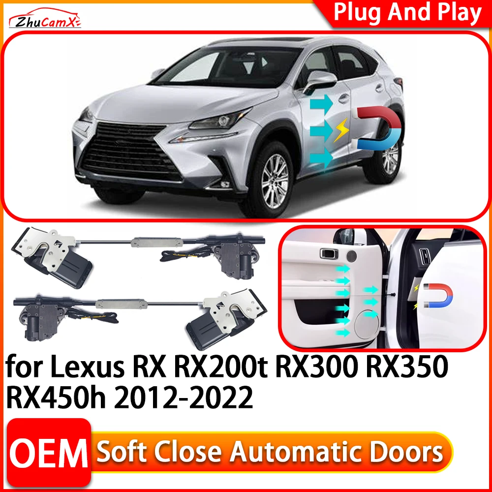 

Для Lexus RX RX200t RX300 RX350 RX450h Автомобильный автоматический электрический дверной доводчик с мягким закрыванием, удобная система закрытия дверей