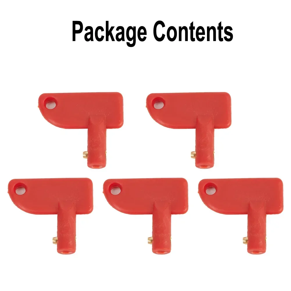 5 шт. запасные ключи для аккумулятора изолятор выключатель питания отсекающий