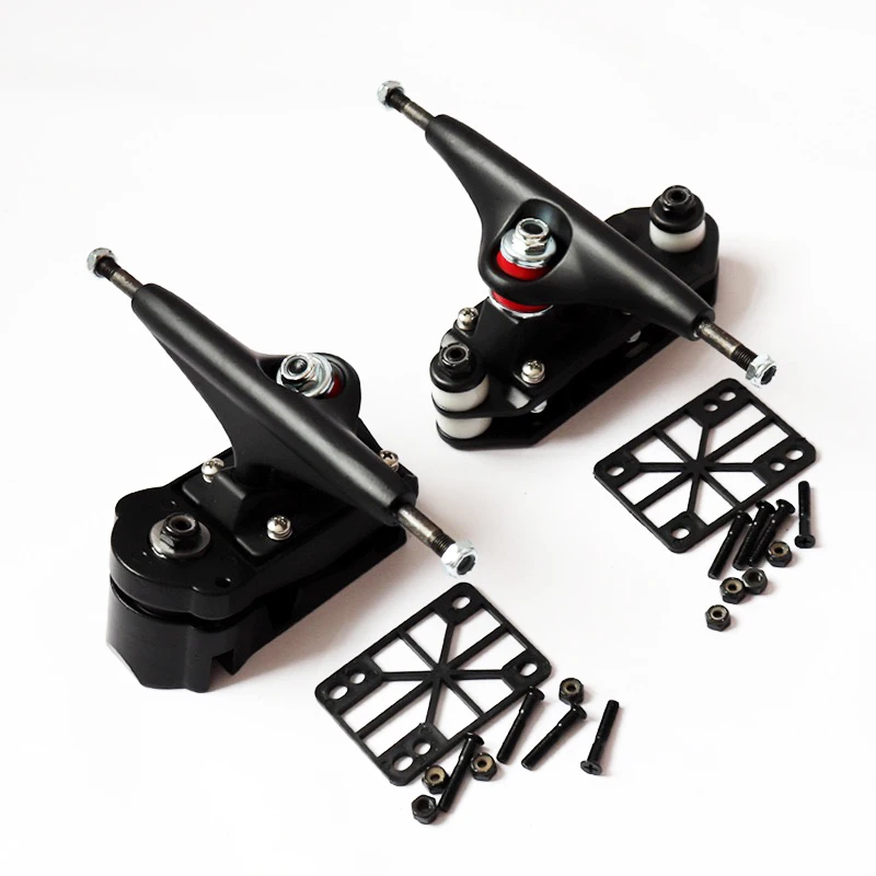 

S5 Surfskate Truck Land Surfskating Bridge 6.25Inch Aluminium Brackets Spring Truck Skateboard PU Risers Screw Nuts Busher Set