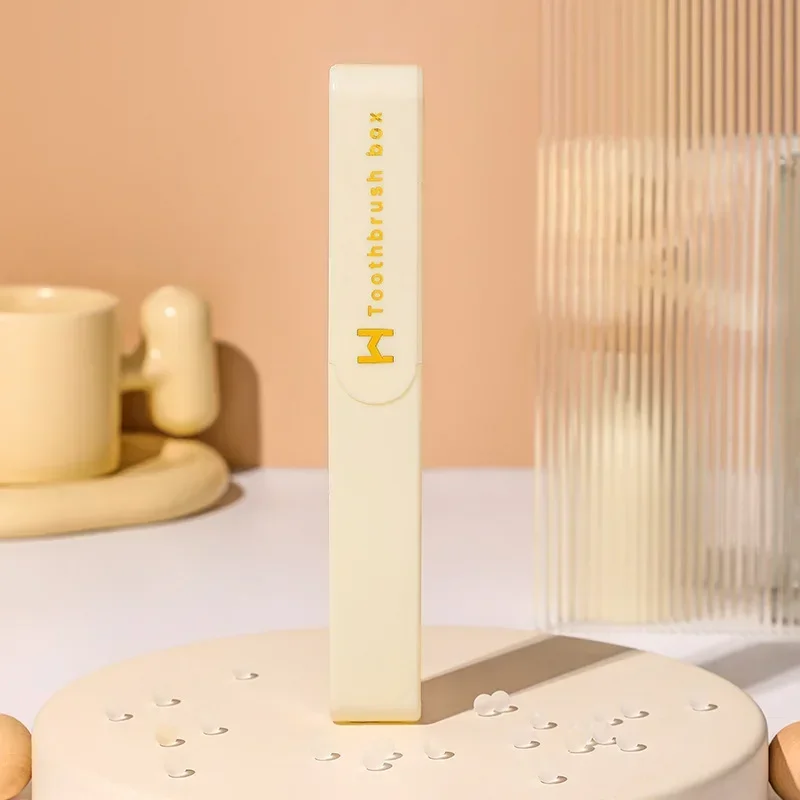 MOONBIFFY Портативная пластиковая коробка для зубной щетки