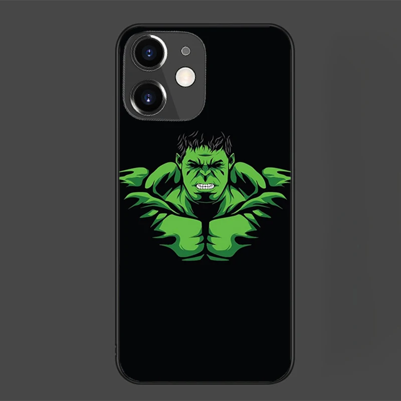 Black mobile phone cover Hulk hulk For IPhone 11 7 8P X XR XS XS MAX 11 12pro 13 pro max 13 promax Cute Soft Shell Phone Case