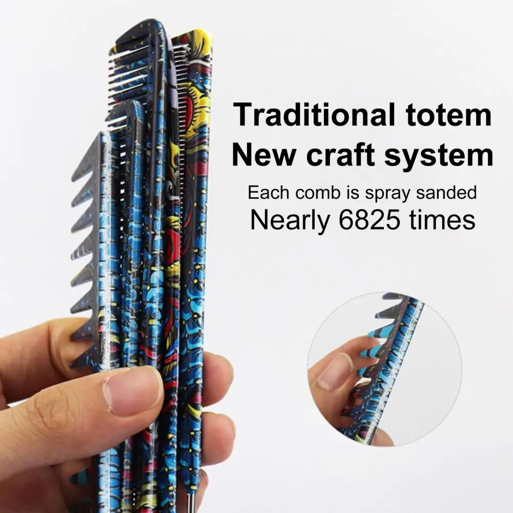 Ful Convenient Decorative Hair Cutting Comb  Hair Salon Comb Smooth Surface