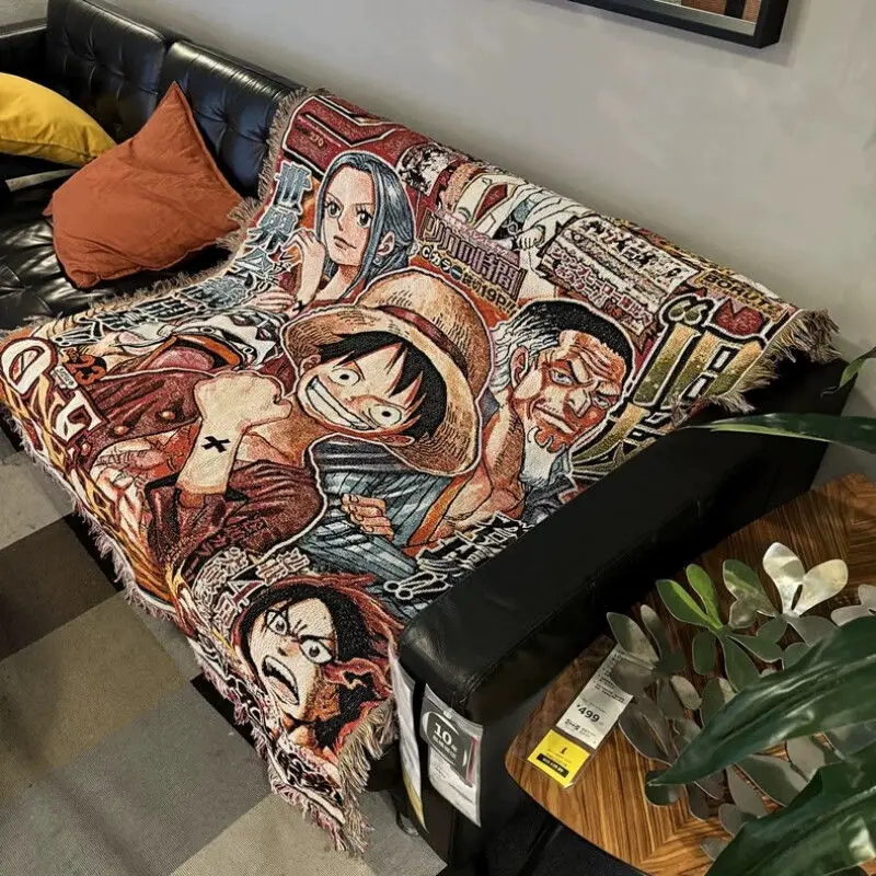 160 см новое цельное одеяло с Луффи для дивана Vivi аниме еженедельное шоу одиночное