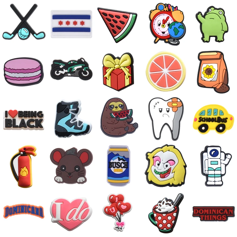 

Kids Women Charm Men Para Pins Wholesale Bulk Set Jeans Girl Gifts Packs Decorations for Crocs Shoe Charms Shoes Accessories Boy