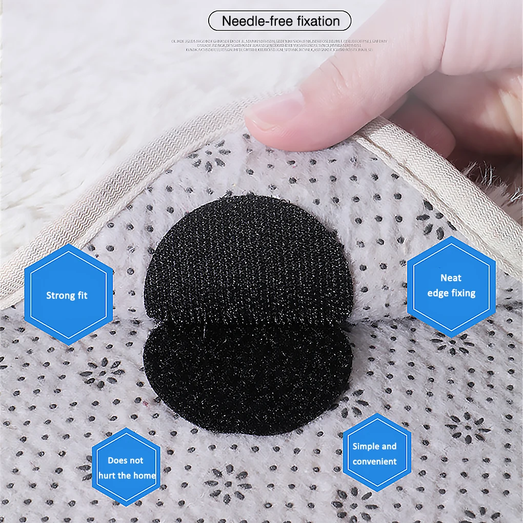 

Non-slip Floor Mat Adhesive Tape Pad Rug Carpet Gripper Coin Round Shaped Pad Mounting Tape