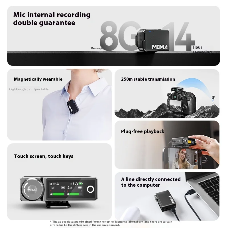 Беспроводной микрофон MOMA LARK MAX