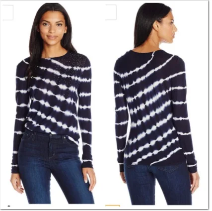 

Новинка весна-осень Испании Модные женские вязаные Красочные Свитера с принтом