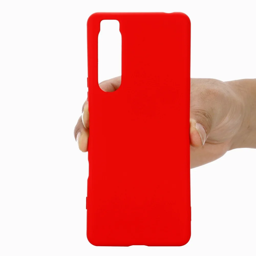 Capa for Sony Xperia 5 III Case for Sony Xperia 1 10 III 5 II  Soft Liquid Silicone Back Cover Case for Xperia 5 Plus Fundas