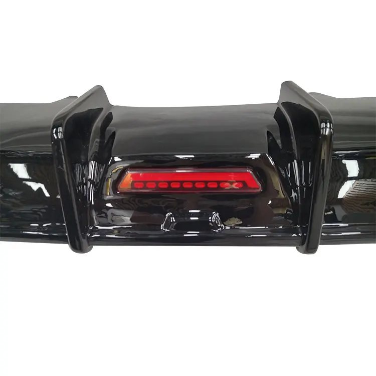 Черный задний диффузор ABS для Audi A4 B9 2017-2019, высококачественный диффузор в стиле KBR Audi A4 S4 B9 (art.: 3920cf0cfd1fd) - 3920cf0cfd1fd
