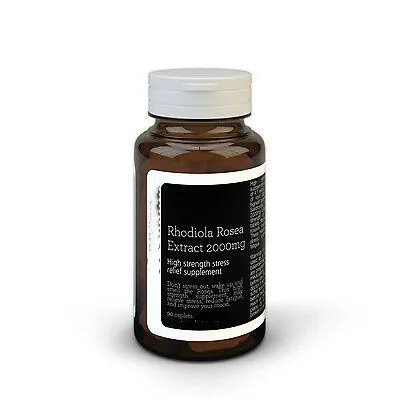 

Rhodiola Rosea 2000mg - 3 months supply - Triple strength stress relief, 90pcs/bottle