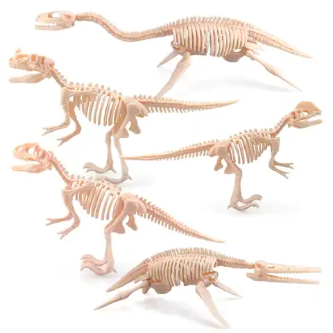 Конструктор «сделай сам», скелет динозавра, модель игрушки, тираннозавр рекс/Трицератопс, строительные блоки, 3D Сборка, развивающие игрушки