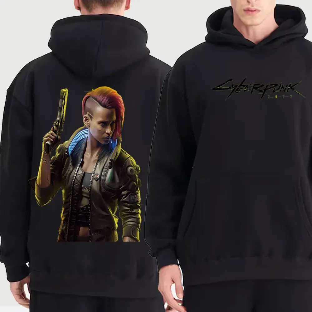 Новая толстовка с капюшоном Jumeast Cyberpunk Futurist большая длинными рукавами флиппер Zero