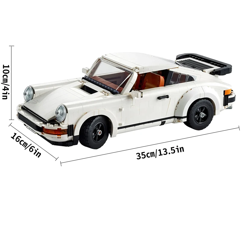 1458 шт. Детский конструктор супергоночный автомобиль