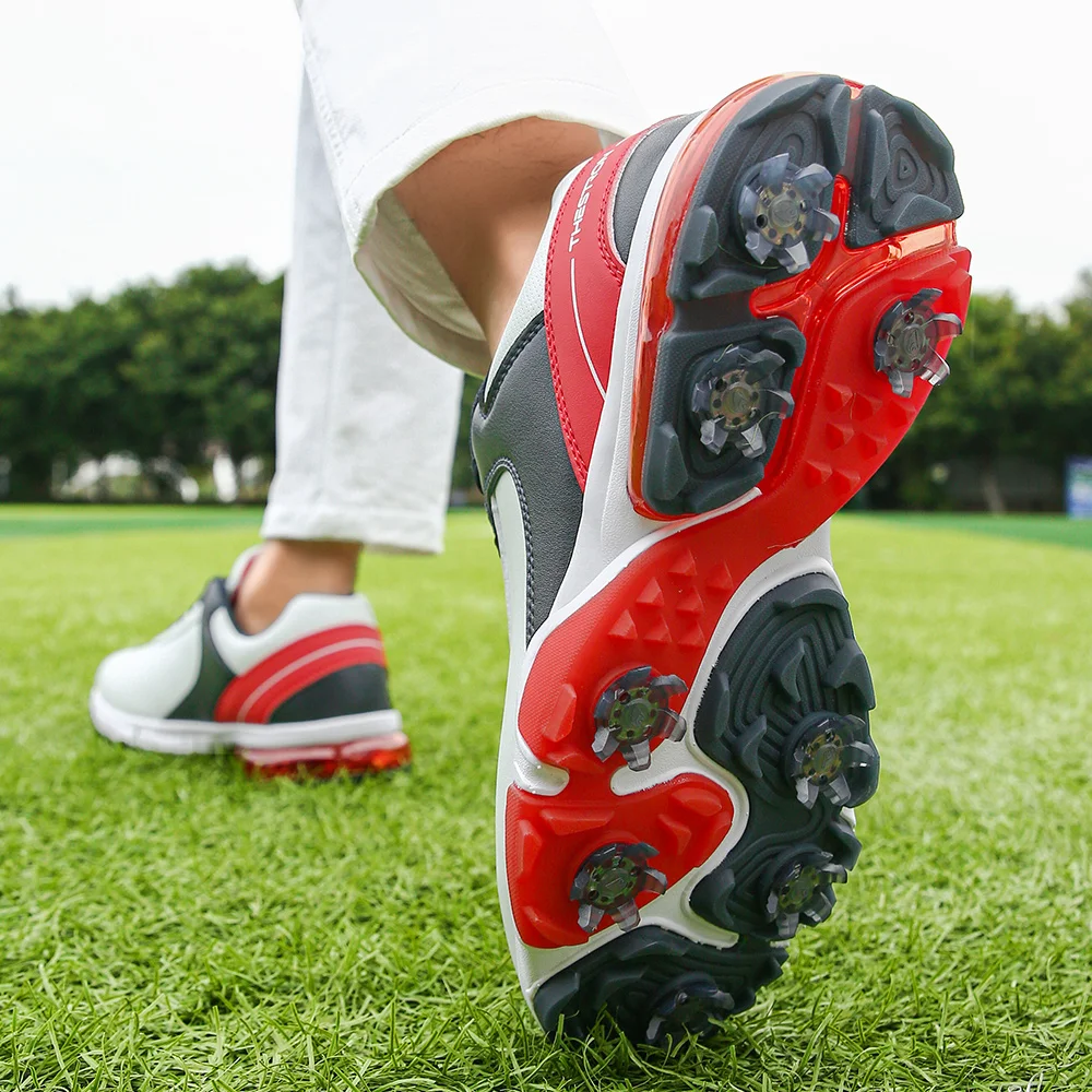 Мужская обувь для гольфа Нескользящие гольфисты кроссовки удобная ходьбы