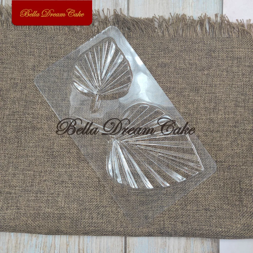 3D форма для шоколада с листьями и пальмовыми копьями мастики сделай сам