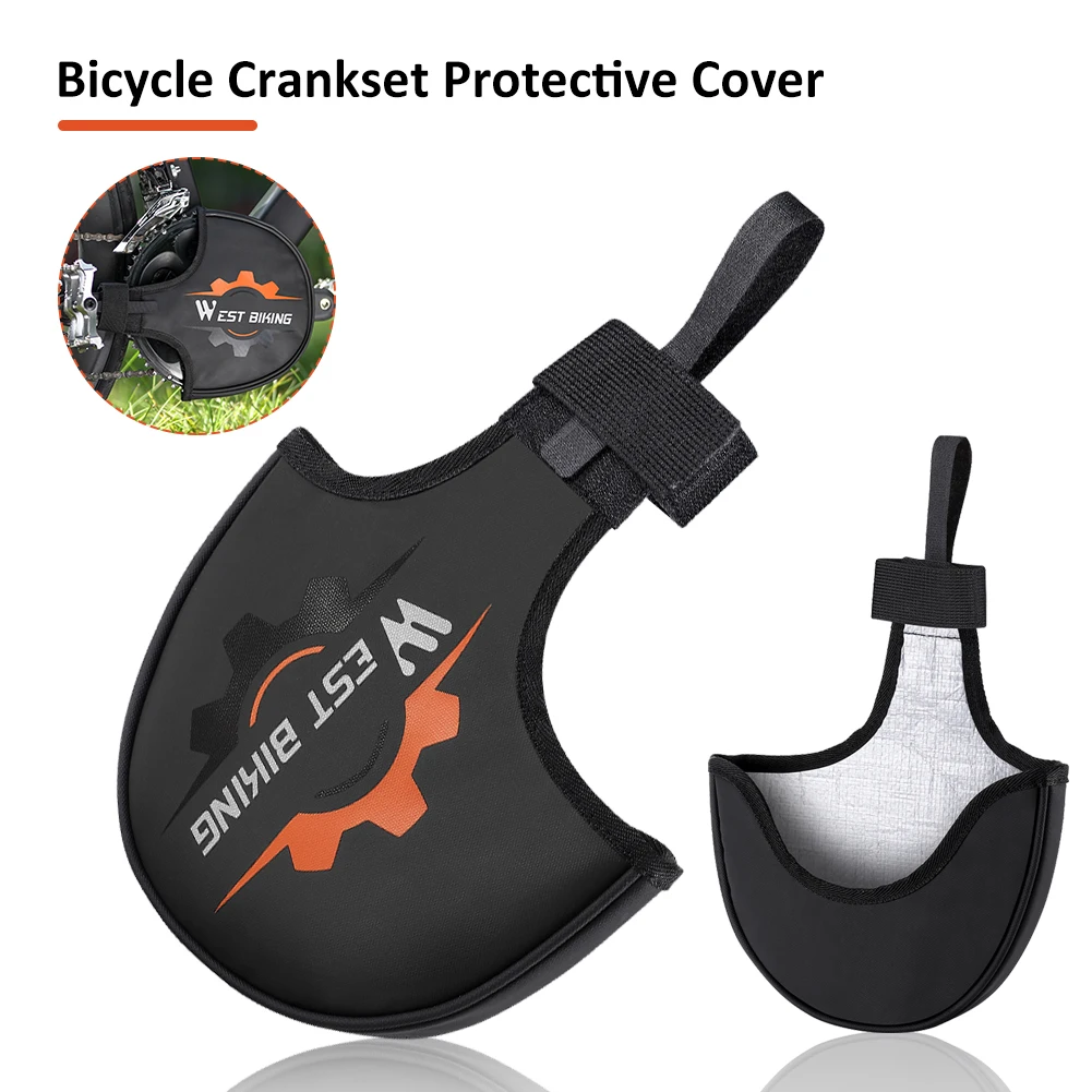 

Bike Crankset Guard Waterproof Dustproof Chainring Protector Cover MTB Road Bicycle Chainwheel Sprockets Cover Bike Accessories