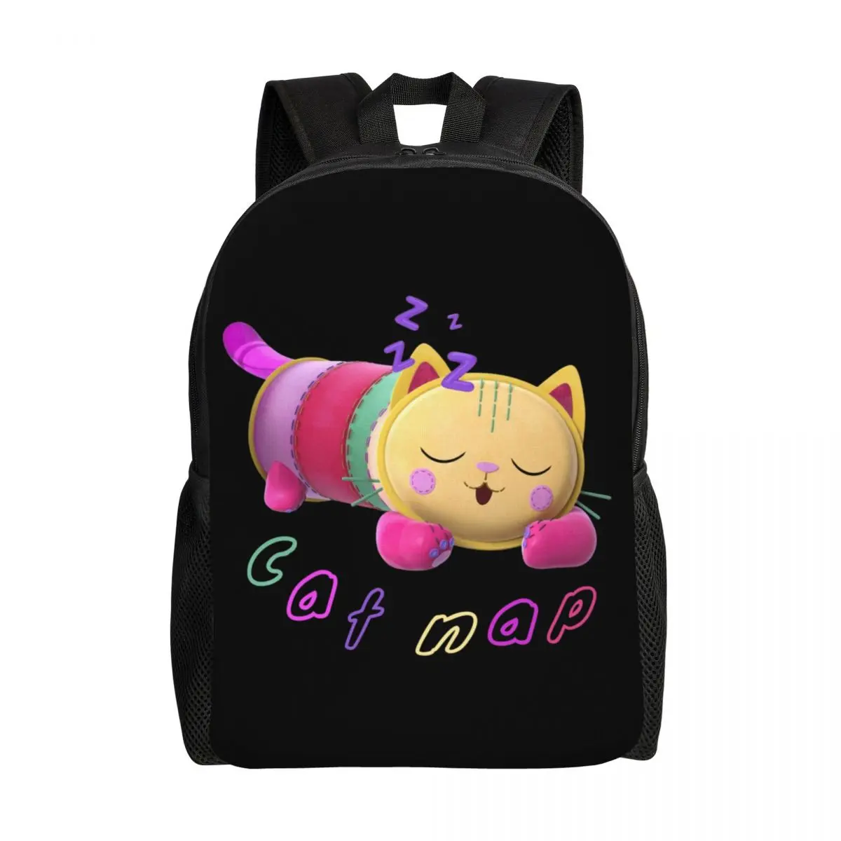 

Gabby Cakey Nap Dollhouse Backpacks for Girls Boys Cartoon Cat School College Travel Bags Women Men Bookbag Fits 15 Inch Laptop