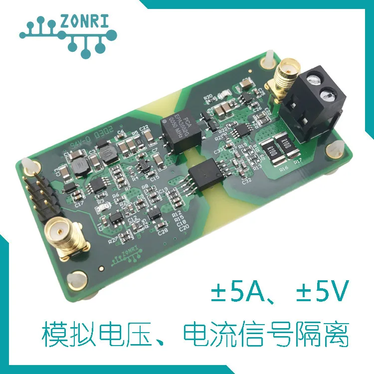 

High precision analog voltage/current signal isolation module