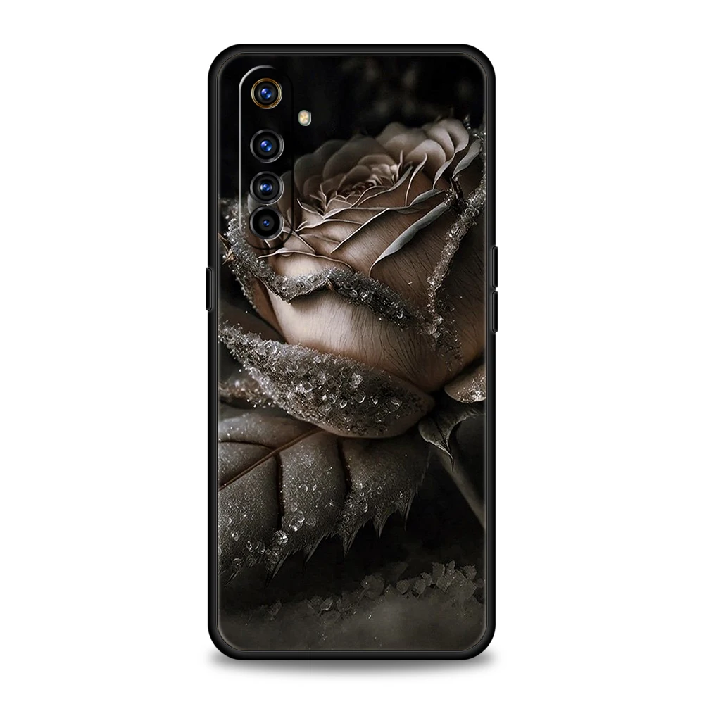 Цветные розы масло для Oppo A17 A12 A57 A74 A16 Find X5 X6 A52 A53 A54 A15 Reno 6 Z 7 Pro A9 2020 оболочка из