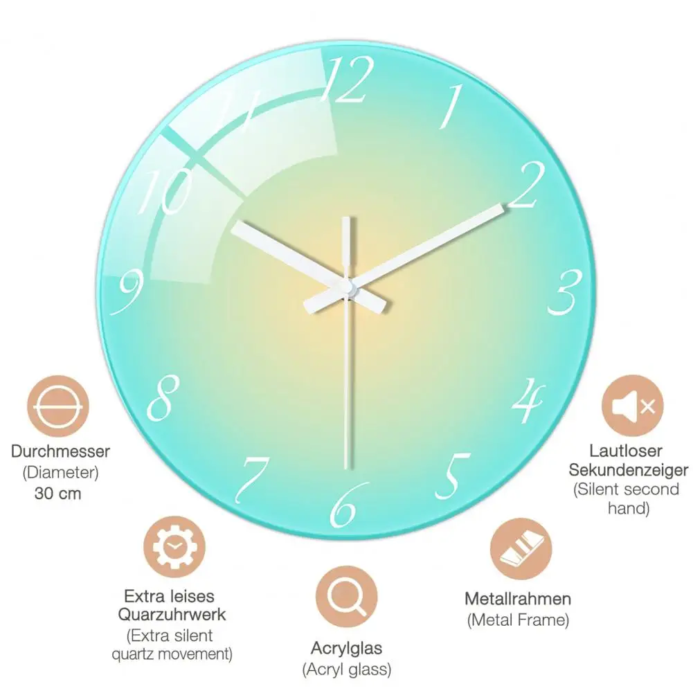 Quiet Quartz Clock Accurate Timekeeping Clock Quiet Precise 