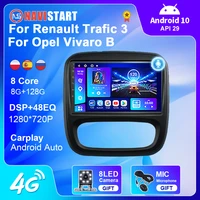 NAVISTART For Renault Trafic for Opel Vivaro 2014-2018 Car Radio GPS Navigation Carplay Android Auto DVD Player Android