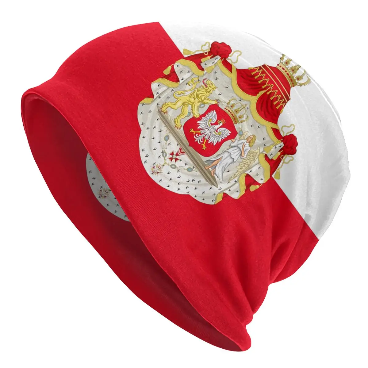 

Зимняя теплая шапка унисекс с флагом Польши, женские вязаные шапки, облегающая шапка, Лыжные шапки с национальным флагом, шапки для мужчин и ...