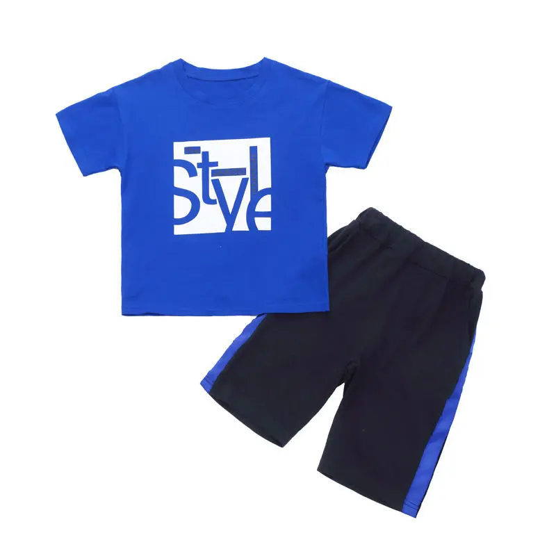 

Boys clothes summer boutique suits new children's summer short-sleeved shorts suits baby clothes children's clothing