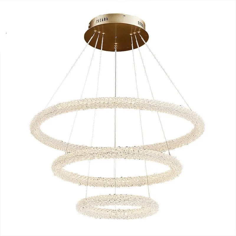 

Nordic K9 Crystal LED Chandelier for Living Room Bedroom Hanging Lamps Hotel Lobby Pendant Light Home Decor Lighting Fixtures